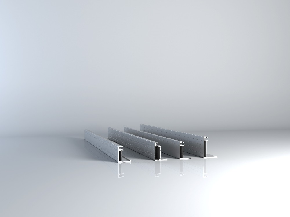 Aluminum profiles for solar industrials