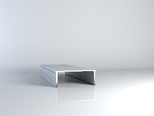 Aluminum curtain wall profiles